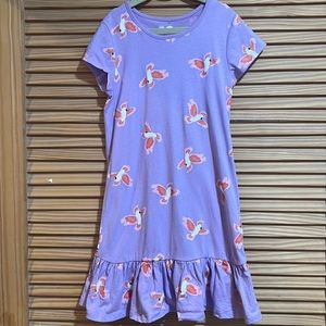 Cotton On Kids Lilac dress w/parrot